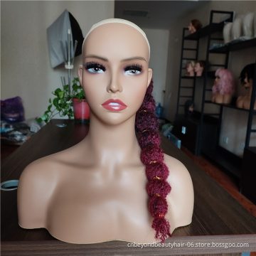 Synthetic Long Bubble Ponytail Afro Kinky Straight Drawstring Pony Tail Clip In Hair Extensions High Temperature Fiber Hairpie